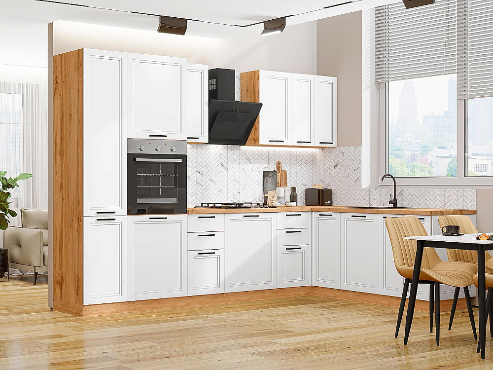 Нео-03 Дуб Вотан/white silk